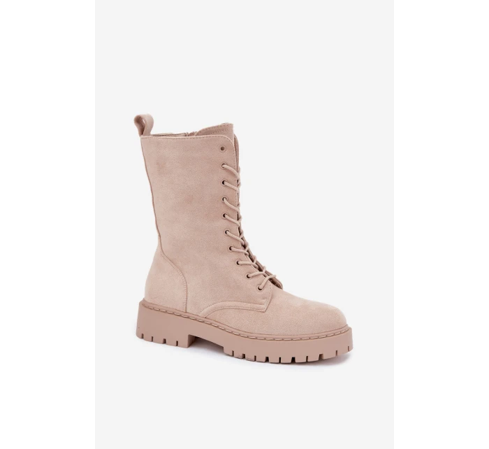 Dámské workery zateplené béžové Marvielle Dámské workery zateplené béžové Marvielle