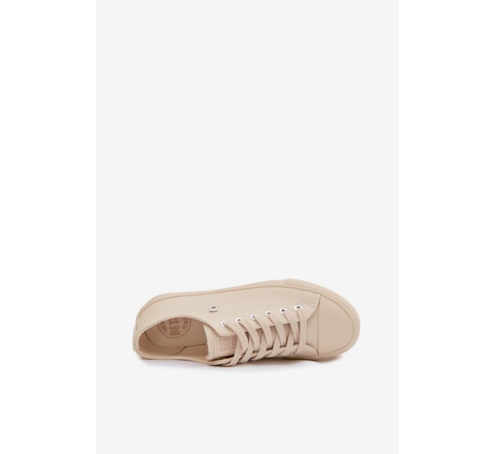 Dámské tenisky Eko kůže Big Star TT274019 Béžové