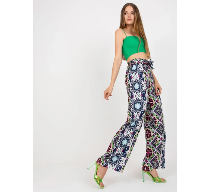 DHJ SP 13587 kalhoty.66P černá a modrá