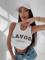 Dámský top 278026 bílý - Ola Voga