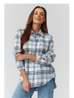 Košile s dlouhým rukávem  model 224089 Makadamia