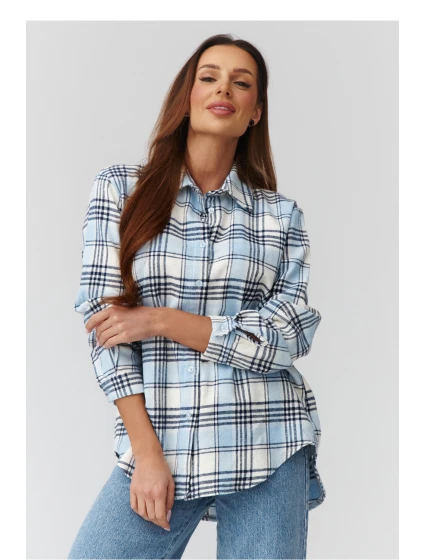 Košile s dlouhým rukávem  model 224089 Makadamia