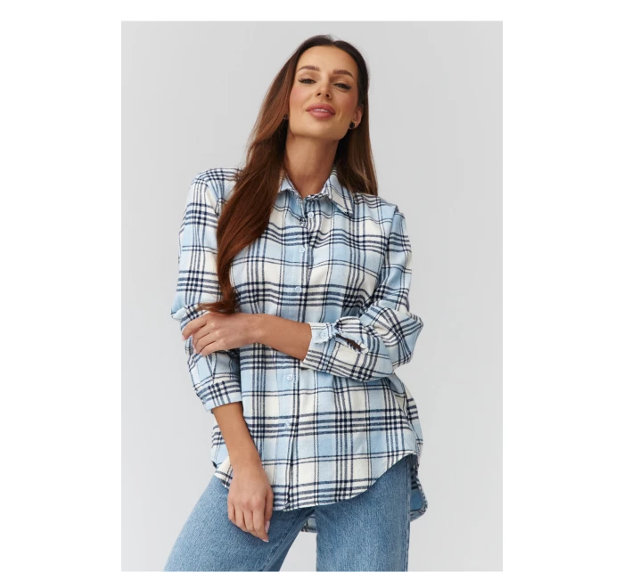 Košile s dlouhým rukávem  model 224089 Makadamia