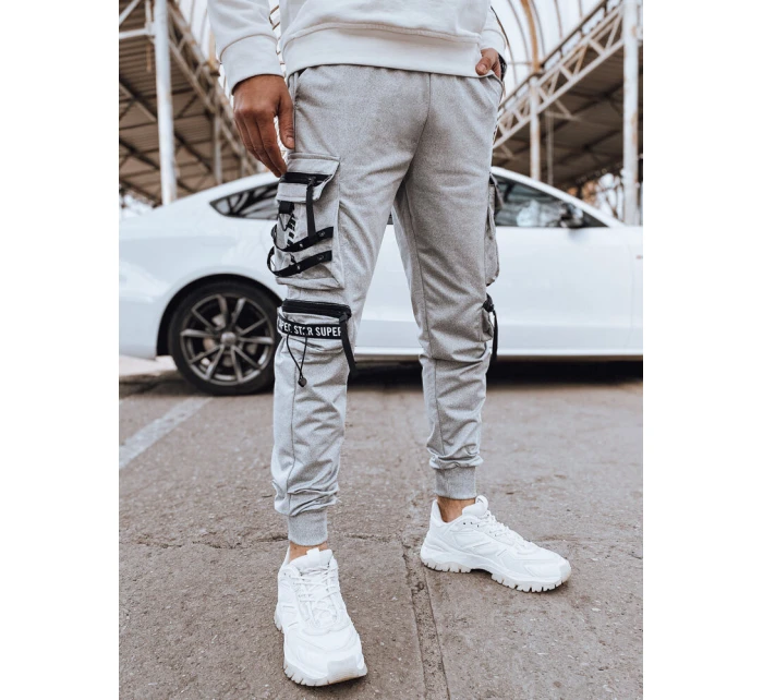 Pánské bojové kalhoty šedé Dstreet model 21973483 - FashionStreet