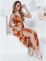 MISSBLOSSY oranžové maxi šaty FashionStreet EY2620