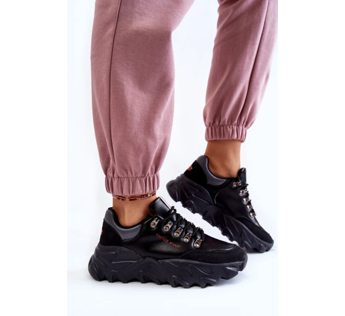 Dámské Tenisky na platformě Cross Jeans KK2R4073C černe