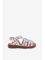 Dětské Sandály Dívčí Z Eko Kůže Ovoce Multikolor Mariana Dětské Sandály Dívčí Z Eko Kůže Ovoce Multikolor Mariana