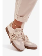 Dámské tenisky s ozdobným detailem Béžové model 21954604 - Boto