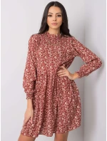 Šaty D50016F30263A tmavě oranžová Šaty D50016F30263A tmavě oranžová