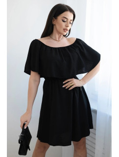 Španělské šaty do pasu černé