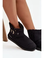 Dámské sněhule Wrangler s přezkou – černé Dámské sněhule Wrangler s přezkou – černé