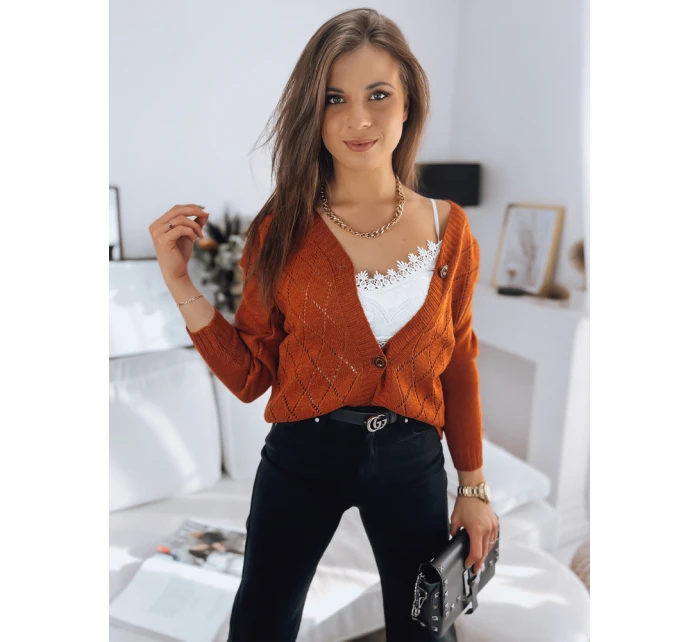 dámský svetr červený Dstreet model 21967076 - FashionStreet