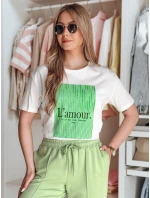 Dámské tričko LAMOUR bílé Dstreet RY2586