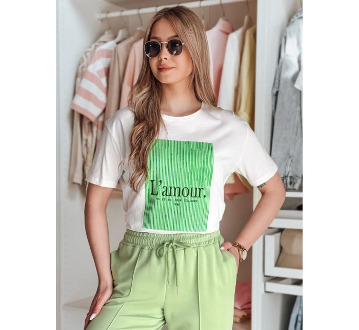 Dámské tričko LAMOUR bílé Dstreet RY2586