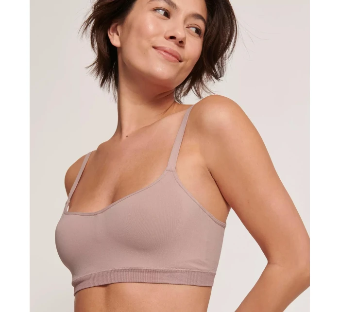Dámská podprsenka EVER Infused Aloe P - FOGGY MAUVE - tělová 6116 - SLOGGI