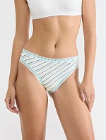 SLOGGI GO CRUSH – 3× tanga s vysokým výstřihem z organické bavlny Sloggi