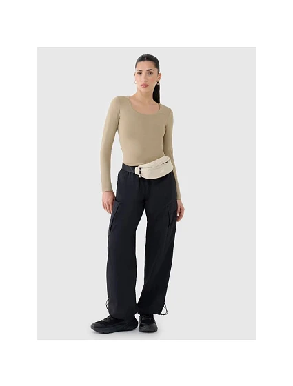 Dámské hladké tričko s dlouhým rukávem model 21436420 - 4F