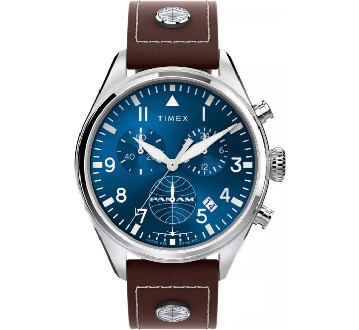 TIMEX X PAN AM® Waterbury Pánské hodinky TWG030000 + BOX TIMEX X PAN AM® Waterbury Pánské hodinky TWG030000 + BOX