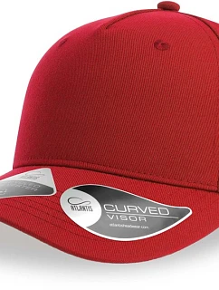Atlantis Headwear Fiji 5 panelová baseballová kšiltovka 33.0103 red