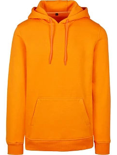 Build your Brand BY 011 Mikina s kapucí z těžké bavlny 56.0011 paradise orange