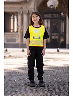 Korntex FUN Dětská bezpečnostní vesta 76.FUNY hi vis yellow/polar bear Korntex FUN Dětská bezpečnostní vesta 76.FUNY hi vis yellow/polar bear