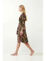 Dámský župan s potiskem model 20516039 - Vamp Dámský župan s potiskem model 20516039 - Vamp