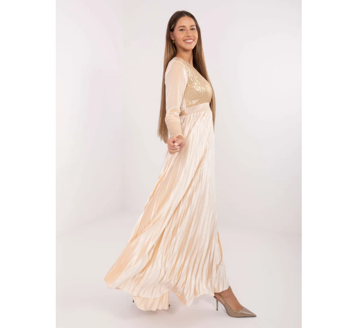 Šaty IT SK 16919.04P světle béžové Šaty IT SK 16919.04P světle béžové