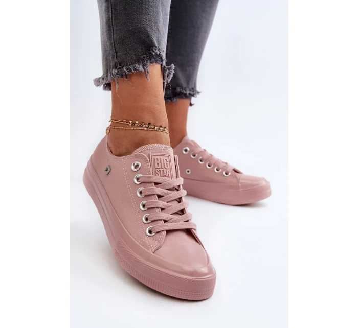Dámské klasické tenisky Big Star – růžové