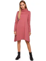 Trapézové šaty s hlubokým výstřihem M480 - Moe Trapézové šaty s hlubokým výstřihem M480 - Moe