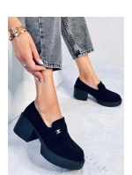 Dámské mokasiny NS382P černé - Inello
