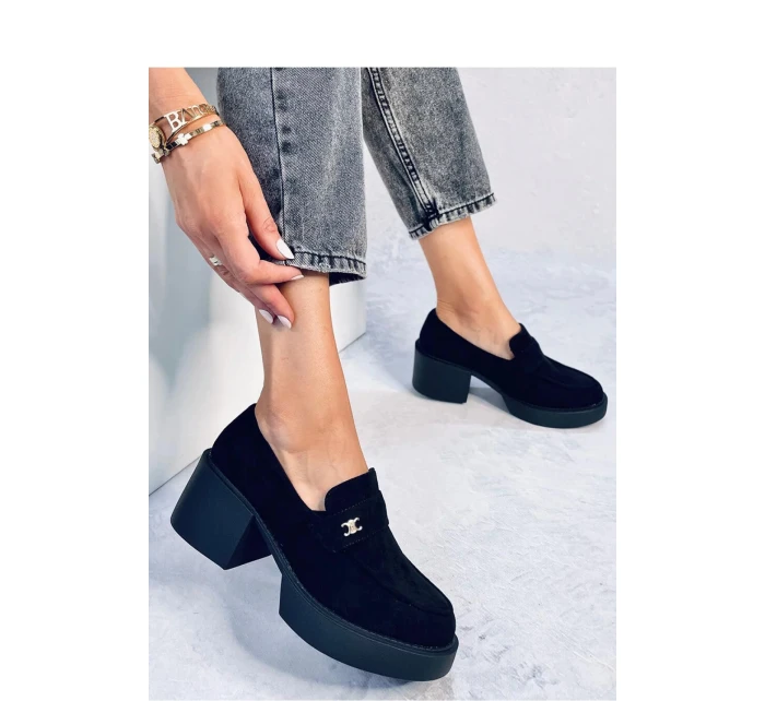 Dámské mokasiny NS382P černé - Inello