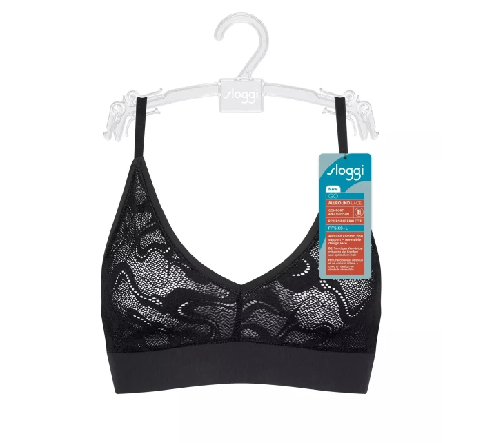 Dámská podprsenka Sloggi GO Allround Lace Bralette černá Dámská podprsenka Sloggi GO Allround Lace Bralette černá