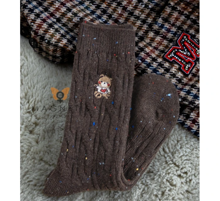 ponožky model 21318598 Medvídek melanžový - Magnetis