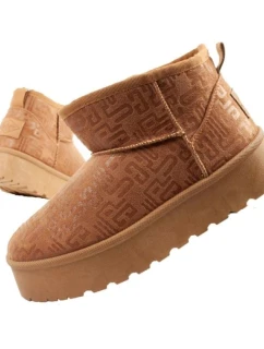 Lee Cooper snow boots women winter fashion fur insulated boots brown dámské