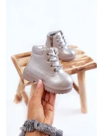 Dětské Boty Se Zipem stříbrné Dexter Dětské Boty Se Zipem stříbrné Dexter