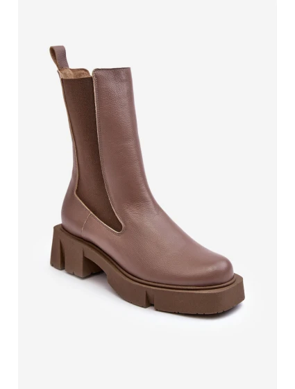 Dámské boty s  hnědé model 21638242 - Laura Messi