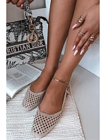 baleríny béžové Eko semiš model 21937754 - Boto baleríny béžové Eko semiš model 21937754 - Boto