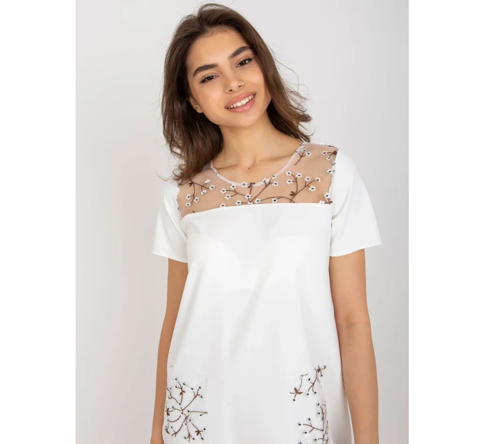 LK SK 506790 šaty.45 ecru