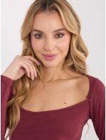 Bluzka WT BZ model 21875476 bordowy - FPrice