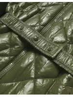 BŁYSZCZĄCA KURTKA ZIMOWA NA MISIU KHAKI model 21242523 - MHM BŁYSZCZĄCA KURTKA ZIMOWA NA MISIU KHAKI model 21242523 - MHM