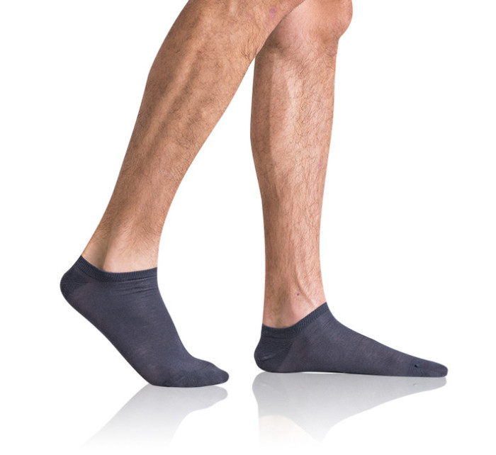 Pánské eko kotníkové ponožky GREEN ECOSMART MEN IN-SHOE SOCKS - BELLINDA - šedý melír
