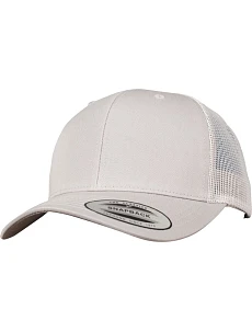 Flexfit 6606/6606T 6 panelová vintage kšiltovka "Trucker" 55.6606 silver