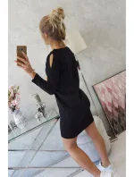 Šaty s potiskem Dream black Šaty s potiskem Dream black