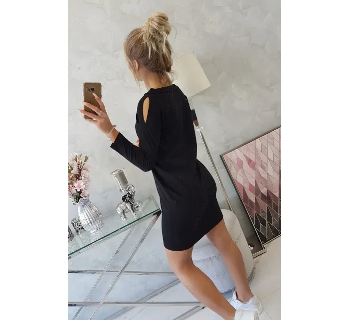 Šaty s potiskem Dream black Šaty s potiskem Dream black