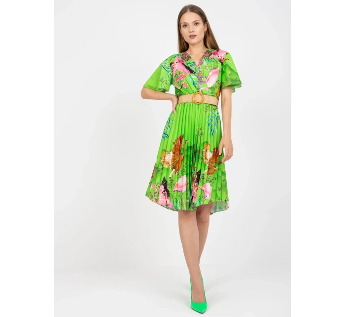 Šaty DHJ SK 15817.32 světle zelená