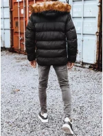 Pánská prošívaná zimní bunda černá Dstreet model 21965396 - FashionStreet Pánská prošívaná zimní bunda černá Dstreet model 21965396 - FashionStreet