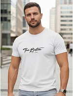 Tshirt męski bawełniany z nadrukiem The Boston biały model 22305537 - FashionStreet Tshirt męski bawełniany z nadrukiem The Boston biały model 22305537 - FashionStreet
