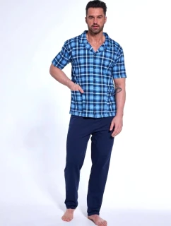 Pyžamo model 21214315 cr/r 3XL5XL pánské rozepínací - Cornette