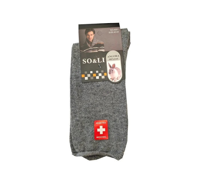001 Angora ponožky model 21731445 - WiK
