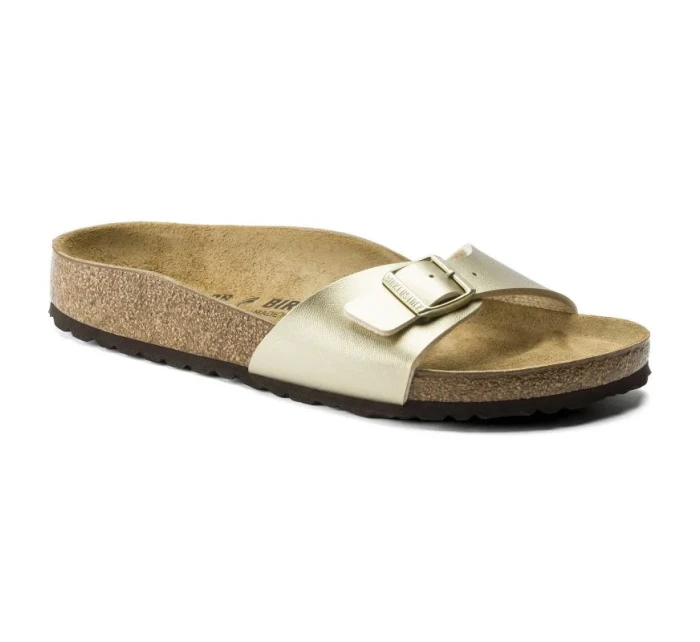 Dámské žabky Madrid Gold regular wide dámské model 21960195 - Birkenstock